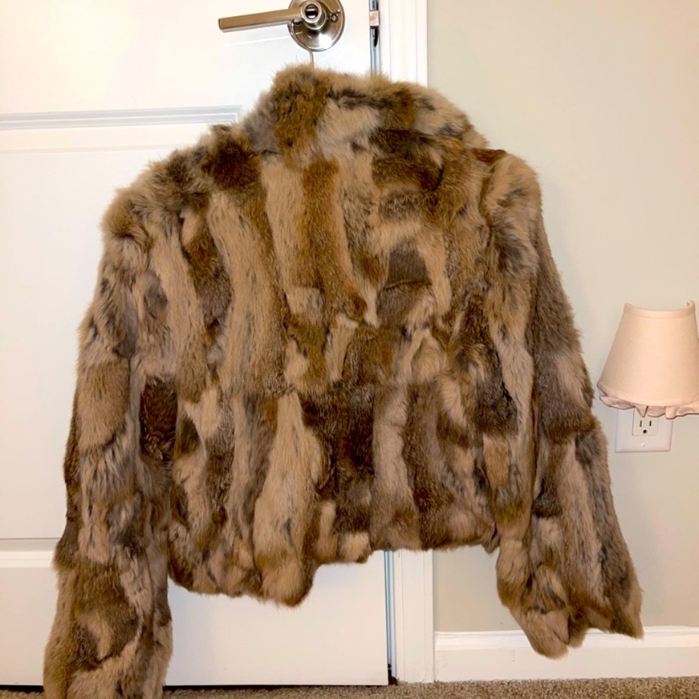 Adrian landau women’s fur coat.